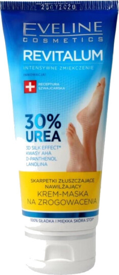 Eveline Revitalum 30% Urea Cream-Mask for keratoses-exfoliating scrapings 100ml