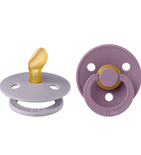 Bibs Colour Smokker 2 pack Str. 1 Anatomisk Fossil Grey/ 0 6 md Smokk Lilla Bibs Colour Smokker 2 pack Str. 1 Anatomisk Fossil Grey/ 0 6 md Smokk Lilla