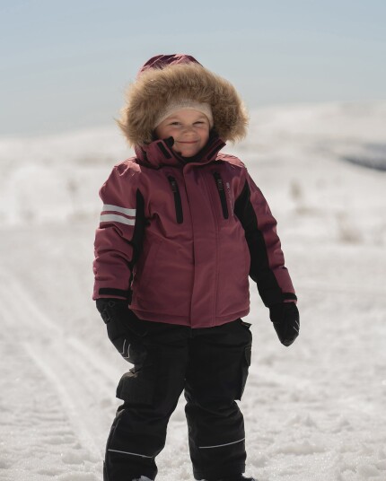 Lindberg Kids' Colden Jacket 120, Dry Rose