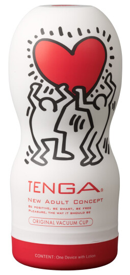 Tenga Keith Haring Original Vacuum Cup Masturbator    - Hvit