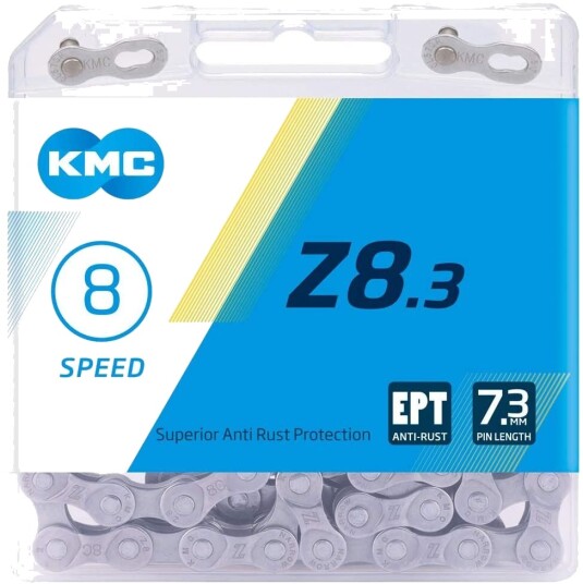 Kmc Z8 Ept Anti-Rust 6/7/8-Delt 114 Ledd Sykkelkjede