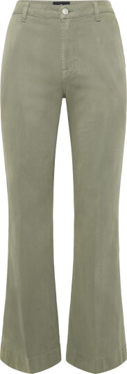 7 For All Mankind Modern Dojo Comfort Twill Ecru Khaki green 26 x 34