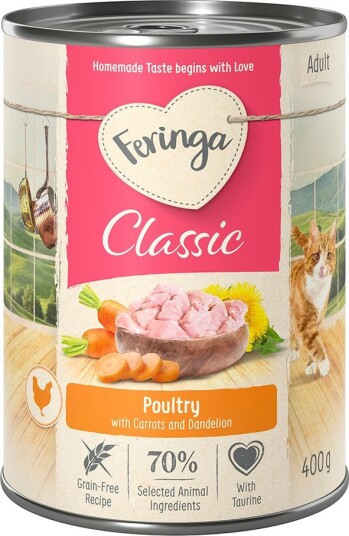 Feringa Classic Meat-Meny Fjærkre 6 x 400 g