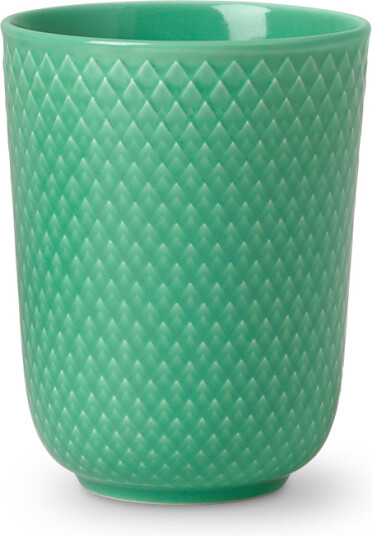Lyngby Porcelæn Rhombe kopp uten hank 33 cl Grønn Lyngby Porcelæn Rhombe kopp uten hank 33 cl Grønn