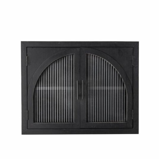 Bloomingville Lario veggskap 62x49x23 cm Svart furu