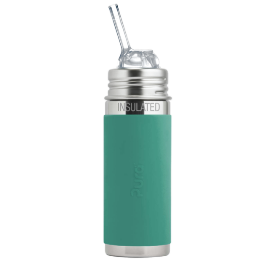 Pura kiki ISOLERT sugerørflaske 260ml   Mint