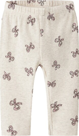 Name It Leggings Rib NbfRulies Peyote Melange Name It 56 Leggings Beige