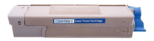 Oki Kompatibel - Oki C5850/5950/mc560 Toner Cyan 6000 Sider