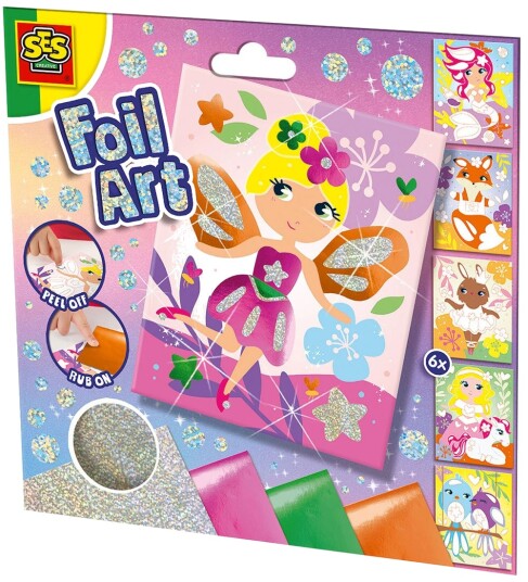 SES Creative Foil Stickers Fairyland Friends Multi/patterned ONE SIZE SES Creative Foil Stickers Fairyland Friends Multi/patterned ONE SIZE