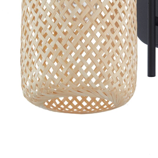 Lindby Venora vegglampe bambus 1 lyskilde