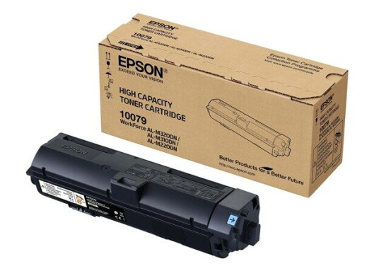 Epson S110079 - høj kapacitet - sort - original - tonerpatron - Laser toner Svart