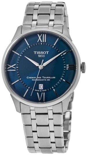 Tissot Herreklokke T139.407.11.048.00 Chemin Des Tourelles Blå/Stål