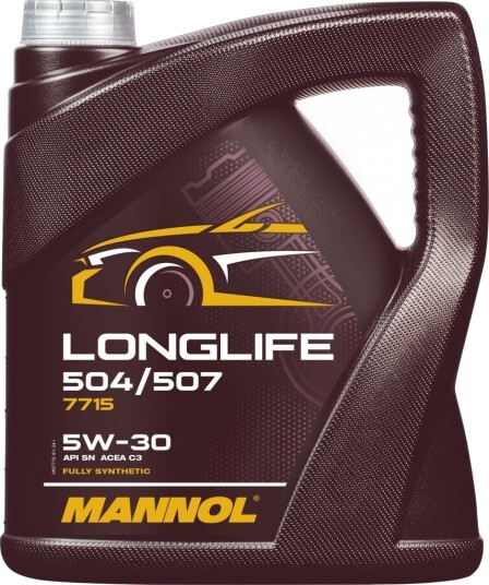 Motorolje MANNOL LONGLIFE 504/507 5W30 4L Motorolje MANNOL LONGLIFE 504/507 5W30 4L