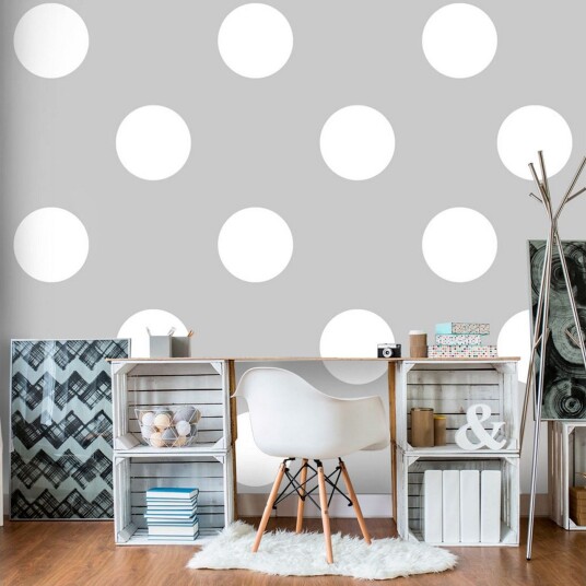 Fototapet Charming Dots 250x175 - Finnes i flere størrelser