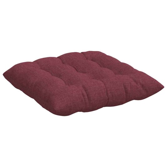 Seteputer 2 pcs Vinrød 40 x 40 x 6 cm stoff