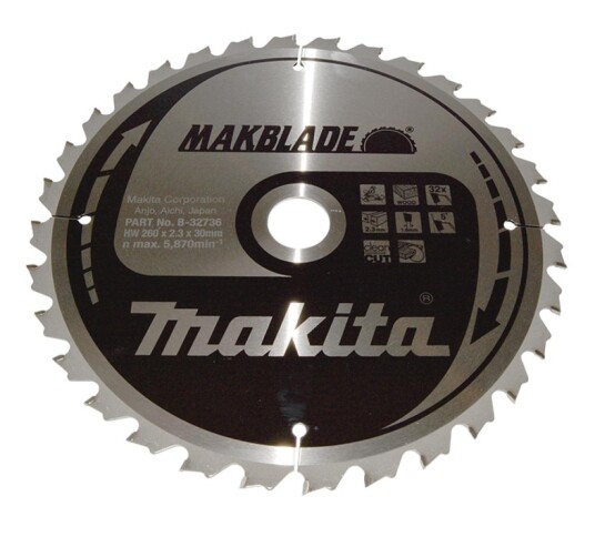 Makita Sirkelsagblad 260x30x32t B-32736