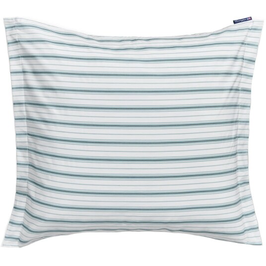 Lexington Striped Poplin Putevar 65x65 cm Hvit/Eucalyptus Lexington Striped Poplin Putevar 65x65 cm Hvit/Eucalyptus