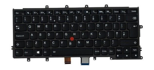 Lenovo Chicony - Brbart tastatur - til utskifting - Engelsk - Storbritannia - Svart