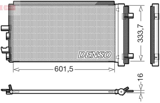 Kondensator klimaanlegg DENSO DCN05110