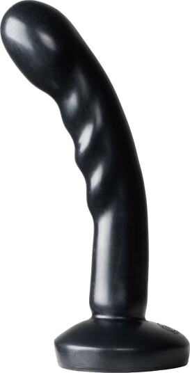 Tantus Compact Silikon Dildo 13 cm     - Svart