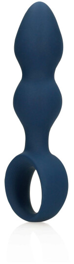 Loveline Teardrop Shaped Anal Plug Baltic Blue Large Loveline Teardrop Shaped Anal Plug Baltic Blue Large