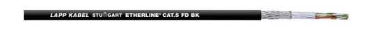 Lapp Ce217489-100 Strømkabel Cat 5 S/Utp 4 X 2 X 0.14 Mm² Sort 100 M