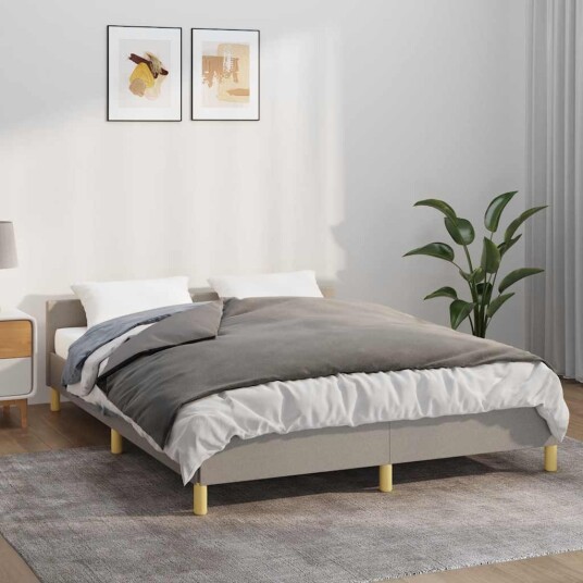 Vidaxl Vektdyne med trekk grå 120x180 cm 9 kg stoff Vidaxl Vektdyne med trekk grå 120x180 cm 9 kg stoff