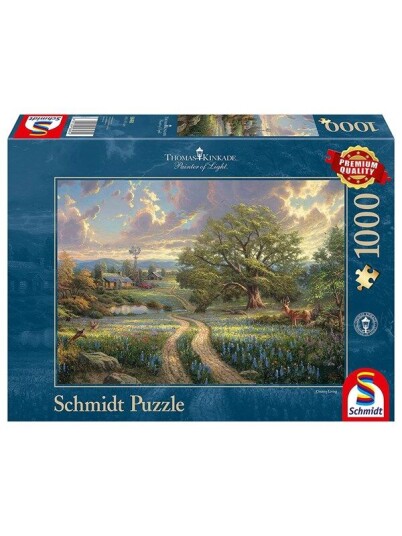 Schmidt Puzzle - Kinkade: Contry Living(1000 pieces)