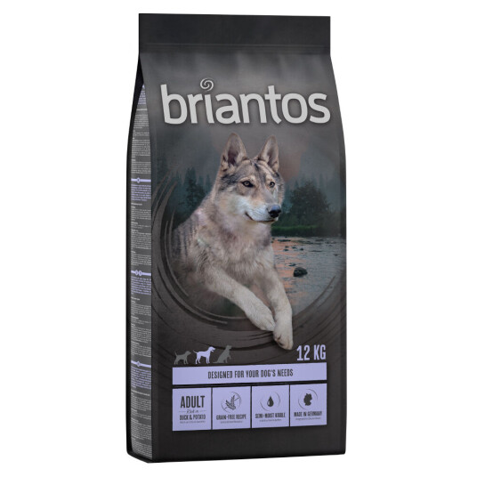 Briantos Adult And & Potet Kornfri 12 kg Briantos Adult And & Potet Kornfri 12 kg