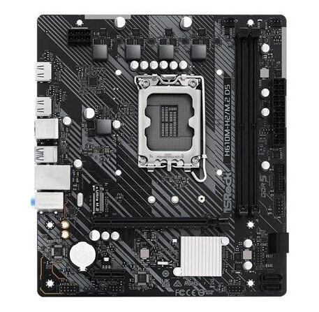 ASRock H610M-H2 Micro ATX Hovedkort med LGA 1700 og DDR5-minne ASRock H610M-H2 Micro ATX Hovedkort med LGA 1700 og DDR5-minne