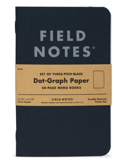 Field Notes Memo Book Dotted 3-pakke Field Notes Memo Book Dotted 3-pakke