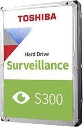 Toshiba S300 2TB 3.5" SATA Harddisk for Overvåkingssystem - 5400 RPM Toshiba S300 2TB 3.5" SATA Harddisk for Overvåkingssystem - 5400 RPM
