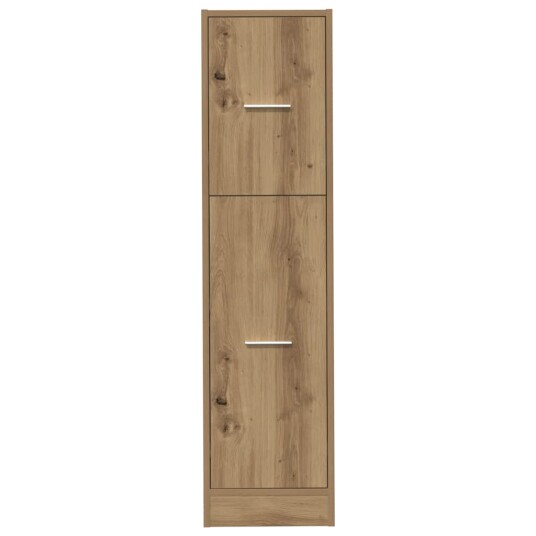 Apotekskap artisan eik 30x41x118 cm konstruert tre