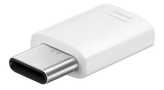 Samsung Microusb / Usb Type-C Adapter - Hvit