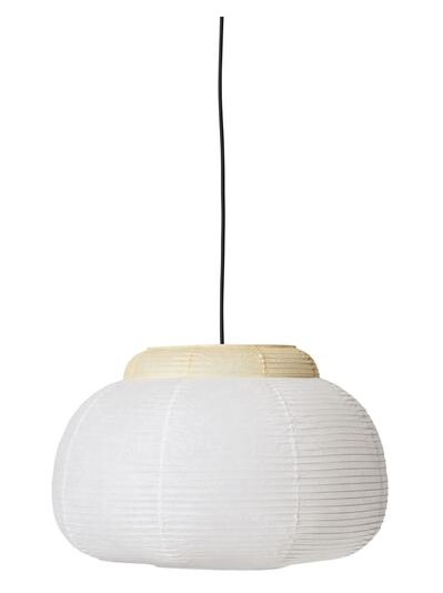 Made By Hand Papir Enkelt Taklampe Ø52 cm Myk Gul