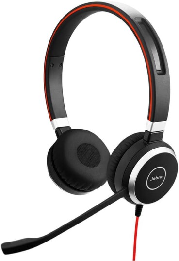 Jabra Evolve 40 Kun Hodesett Hodesett Stereo Svart Jabra Evolve 40 Kun Hodesett Hodesett Stereo Svart