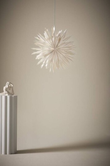 Jotex BELLATRIX julestjerne, diameter 51 cm Hvit 1690326-02-0 1690326-03-0