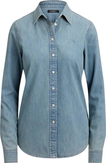 Ralph Lauren Dame Bluser & Skjorter Blå M,