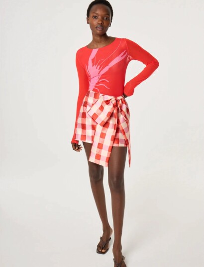 Fabienne Chapot Beau Skirt Red 34