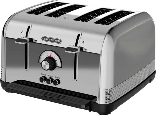 Morphy Richards Venture Retro Brødrister 4 skiver Rustfritt stål