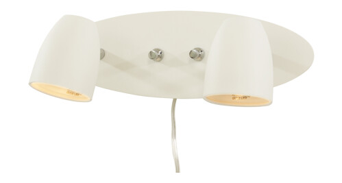 Aneta Lighting Sandnes Vegglampe dobbel IP20 Hvit 1568967-01-0 1553919-01-0