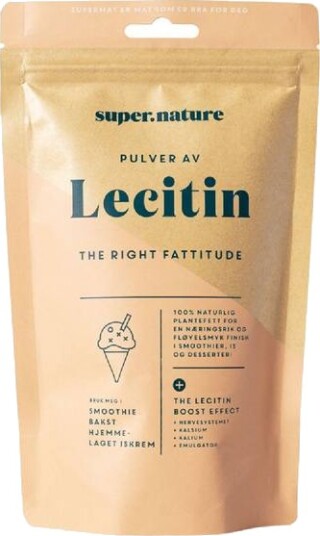 Gram Supernature Lecitin Pulver - 200 Gram Gram Supernature Lecitin Pulver - 200 Gram