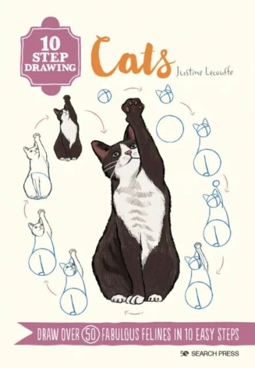 10 Step Drawing: Cats Av Justine Lecouffe 10 Step Drawing: Cats Av Justine Lecouffe