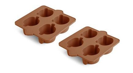 nuuroo Bakeform i silikon, pakke med 2 stk. Caramel Café