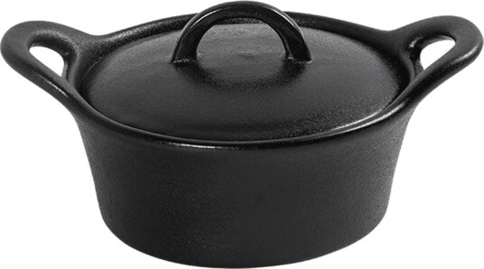 Antei Takumi Ildfast Form m/Lokk Rund 24,5cm Sort