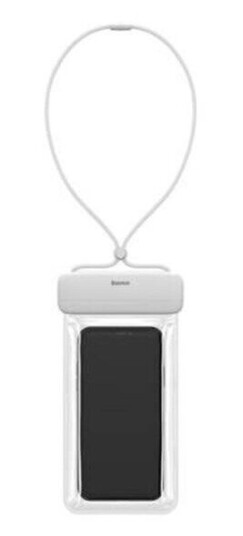 Baseus Let's Go Vanntett Mobildeksel for Smarttelefoner - Hvit