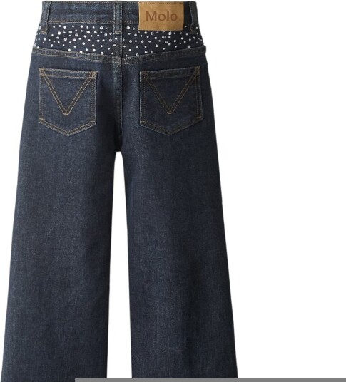 Molo Jeans   Asta   Rå strass   Molo   10 år (140)   Jeans Blå Marineblå