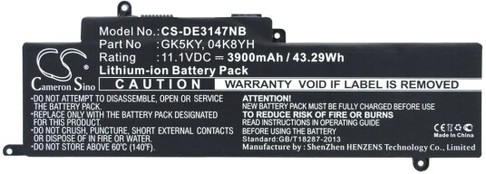 Batteri til Dell Inspiron 11 3147 etc