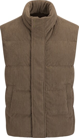 Herno Corduroy vest 50 grønn herre