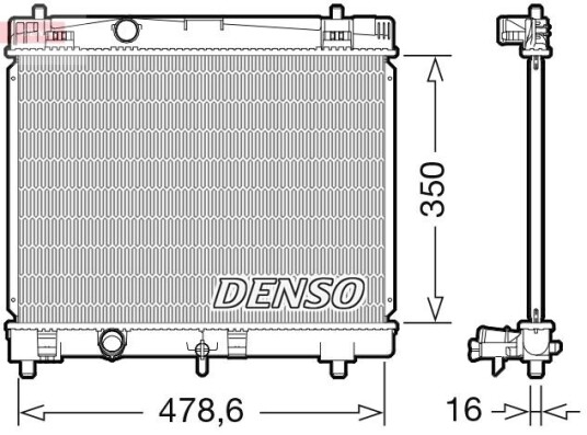 Radiator DENSO DRM50103